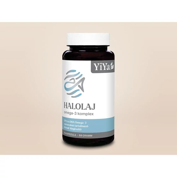 YiYa Halolaj Omega-3 - KD-Pür® - gyógyszerminőségű, nagy tisztaságú EPA/DHA komplex! 75db