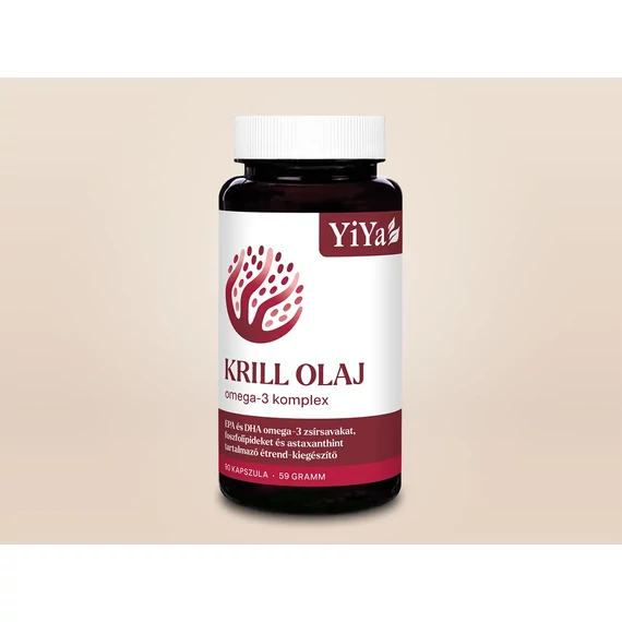 YiYa Krill olaj Omega-3 komplex - kiválóan hasznosuló foszfolipid omega-3 zsírsavak! 90db