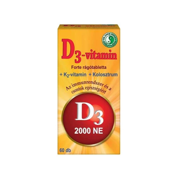 Dr. Chen D3-vitamin Forte rágótabletta 60 db
