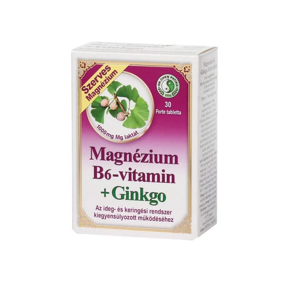 Dr. Chen Magnézium B6-vitamin + Ginkgo 30db