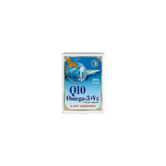 Dr. Chen Q10 + Omega-3 halolaj kapszula 40db