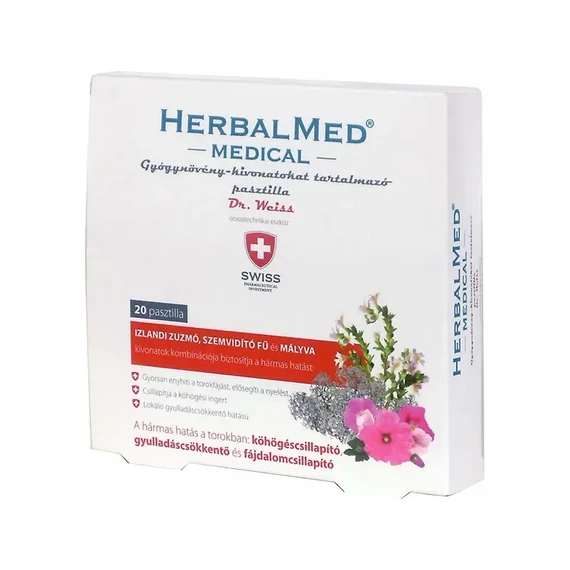 Herbal Med medical pasztilla 20db