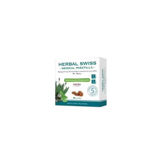 Herbal Swiss Medical pasztilla 24 db