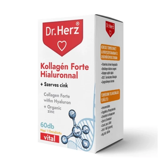 Dr Herz Kollagén Forte Hialuronnal 60db