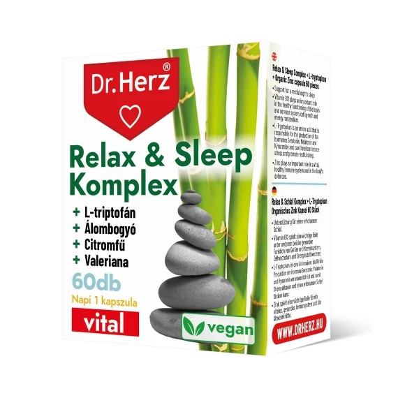 Dr Herz Relax & Sleep komplex kapszula 60db