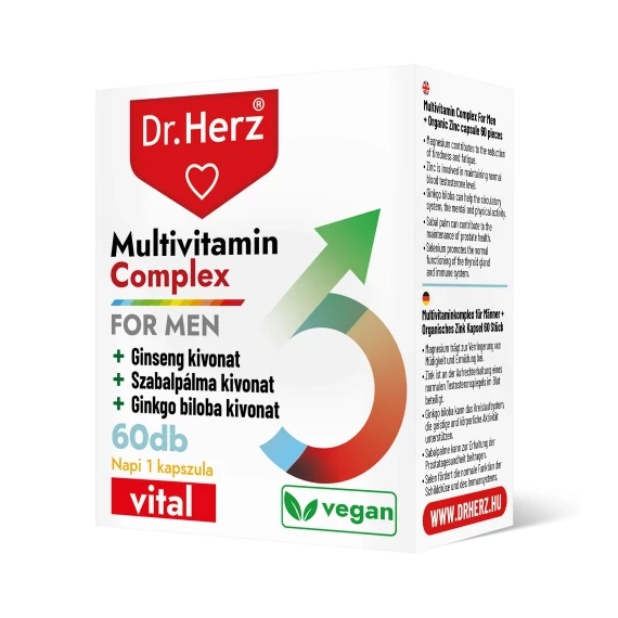 Dr Herz Multivitamin férfi egészség kapszula 60db