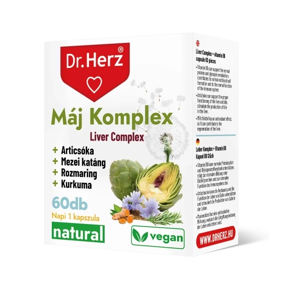Dr Herz Máj komplex kapszula 60db