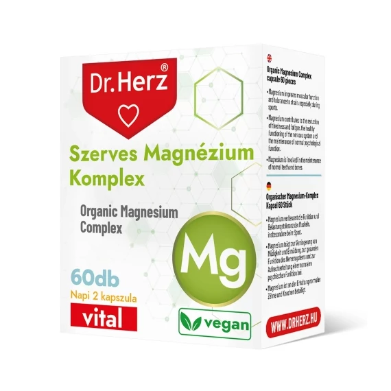 Dr Herz Szerves magnézium komplex 60db 