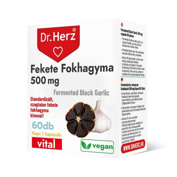 Dr Herz Fekete fokhagyma kapszula 60db