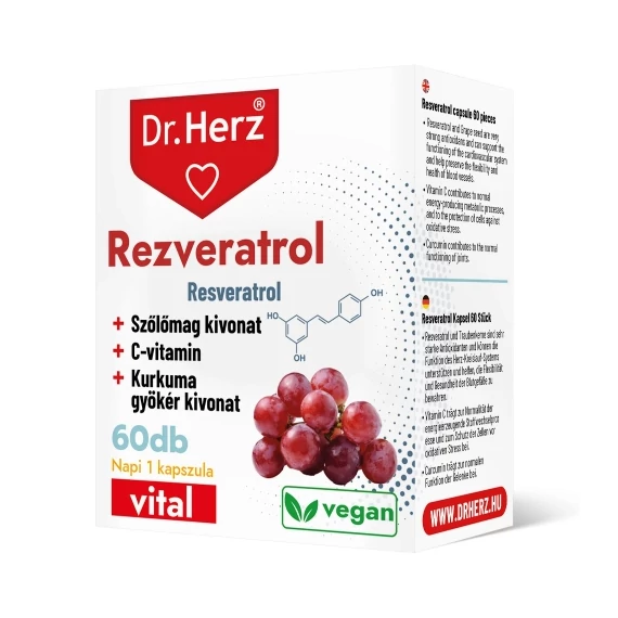 Dr Herz Resveratrol kapszula 60db
