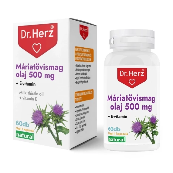Dr Herz Máriatövismag olajkapszula 500mg 60db