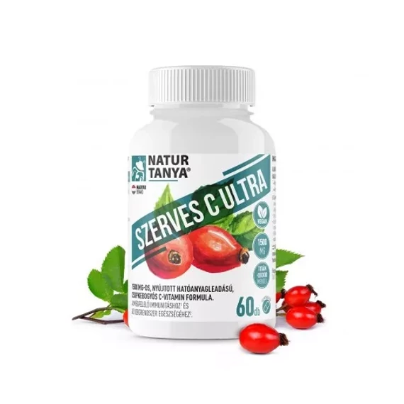 NaturTanya Szerves C-vitamin ultra 1500mg filmtabletta 60db