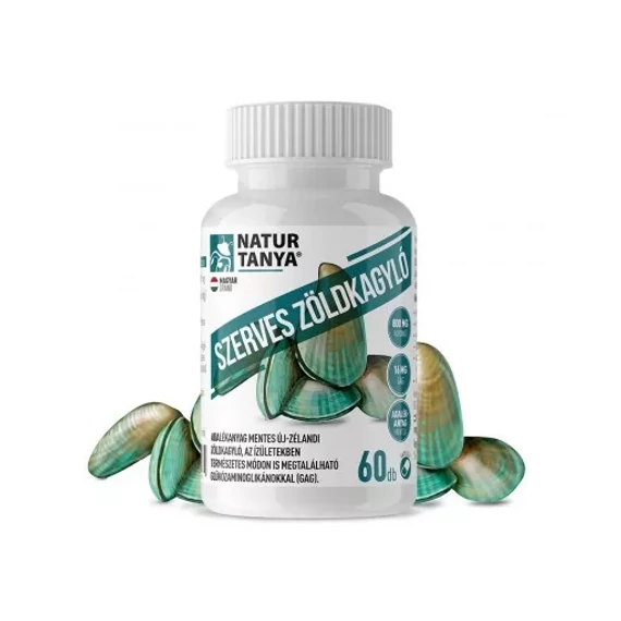 NaturtTanya Szerves zöldkagyló kapszula 60db